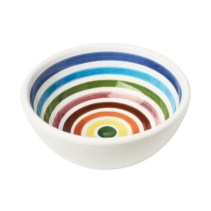 Hand-made Rainbow Ceramic Bowl for wholesale by Zia Pia