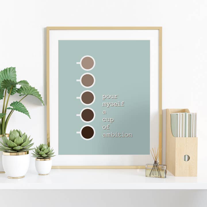 Lyrical Artworks - Wholesale Art Print - Dolly Parton | 9 to 5 - minimalist song lyric art print
