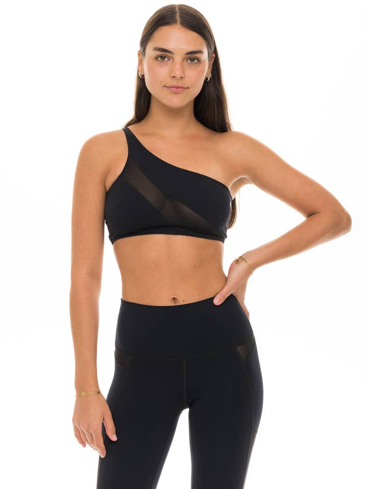 Top Dominique - Preto por atacado de Lerin