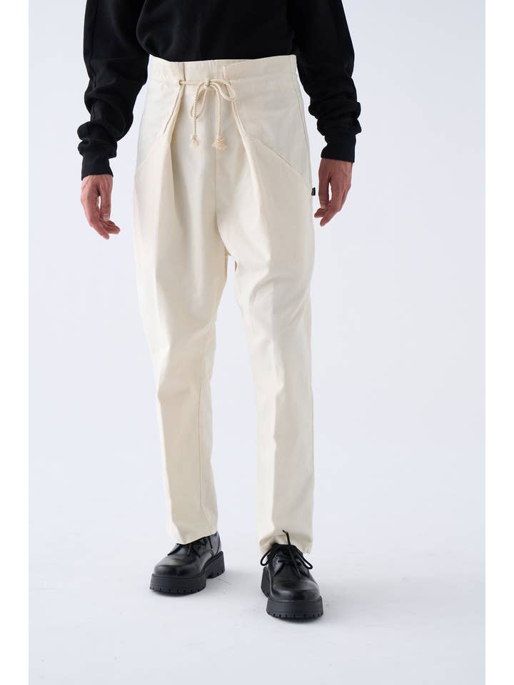 Pitagora - Wholesale Pants - Unisex - Origami Natural Pants3