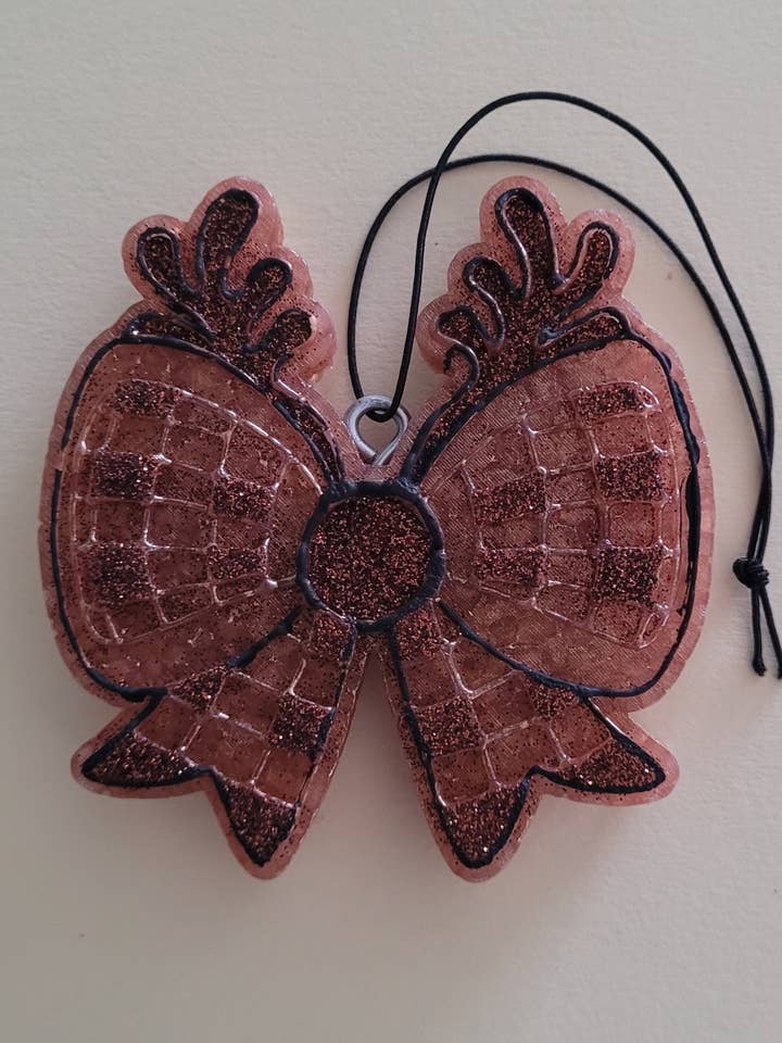 Bow with Antlers
Car Freshie Preorder for wholesale by Country Scents Freshies