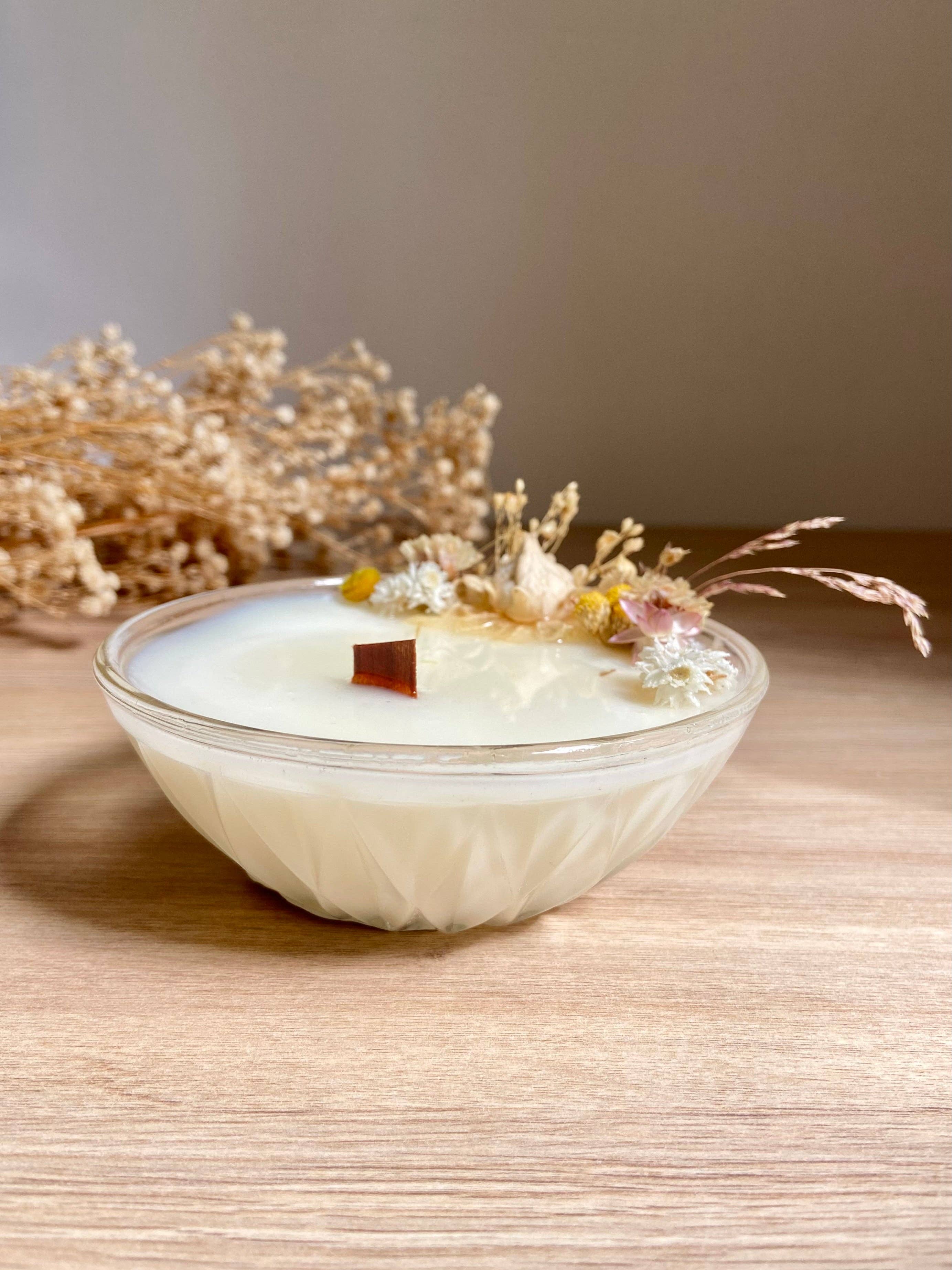 Rivage Candle - Wholesale Jar/Filled Candle - EIRINI | Handmade Flower Candle Scented with Tuberose Flower1