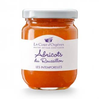 Apricot jam from Roussillon 110g for wholesale by La Cour d'Orgères