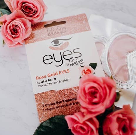ToGoSpa - Vente Masques de traitement yeux - YEUX : or rose, plus fermes et plus brillants, lot de 36