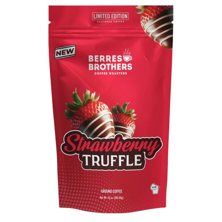 Limited Edition Strawberry Truffle Flavored Coffee for wholesale by Berres Brothers Coffee Roasters
