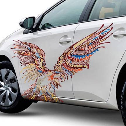 Personalisierter Vinyl-Aufkleber für Autotüren - Karosserie-Dekor, Logo-Grafik, Stoßfänger-Aufkleber für den Großhandel von Decords