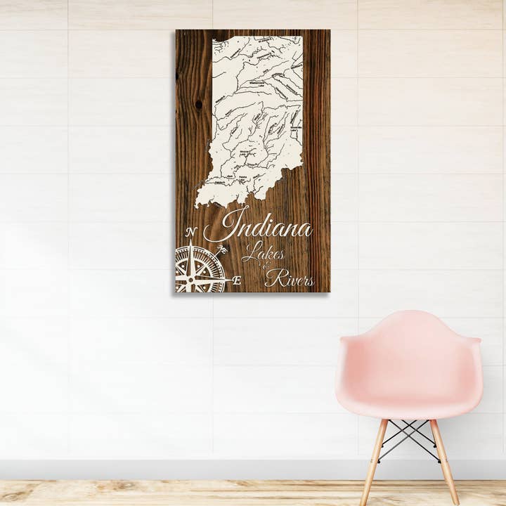 Indiana: Sjöar & Floder för wholesale av Fire & Pine