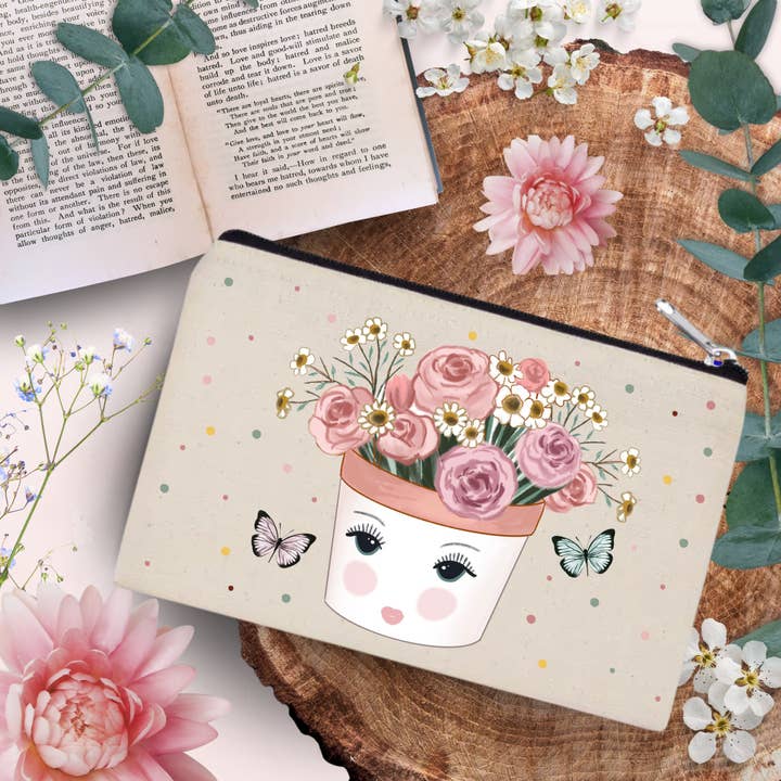 Astuccio in cotone Rêverie Florale per la vendita all'ingrosso da parte di Les Moonettes