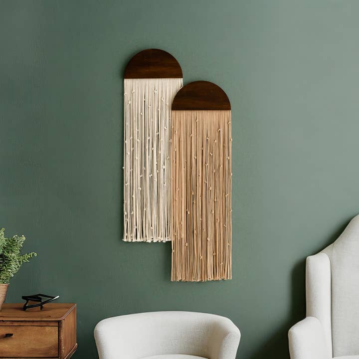 MinhandBros - Wholesale Wall art set - Macrame Wall Hanging for Farmhouse Style Home Decor V456