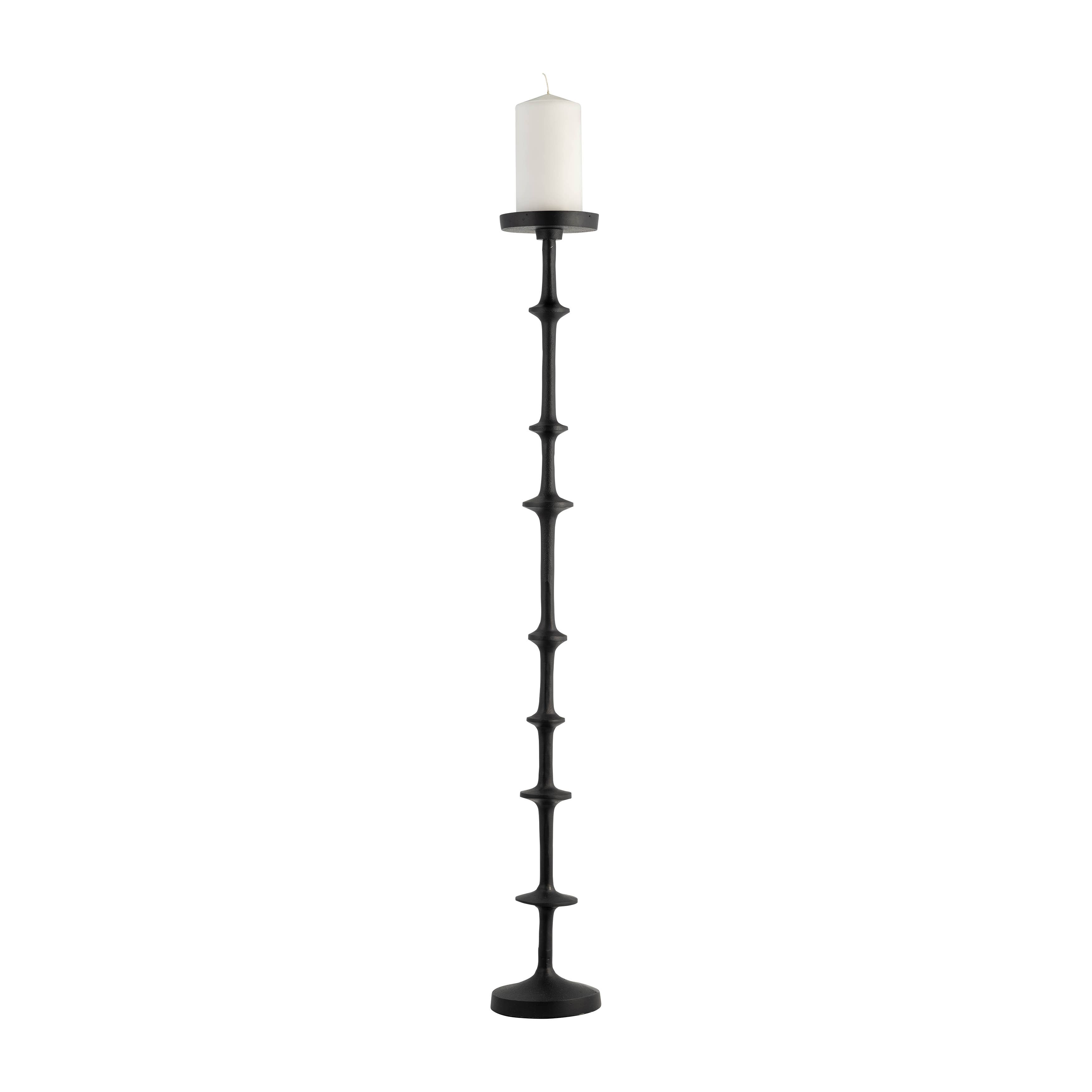 Sagebrook Home - Wholesale Candle Holder - Floor Pillar Candle Holder - Black Metal Abacus, 36 in.6