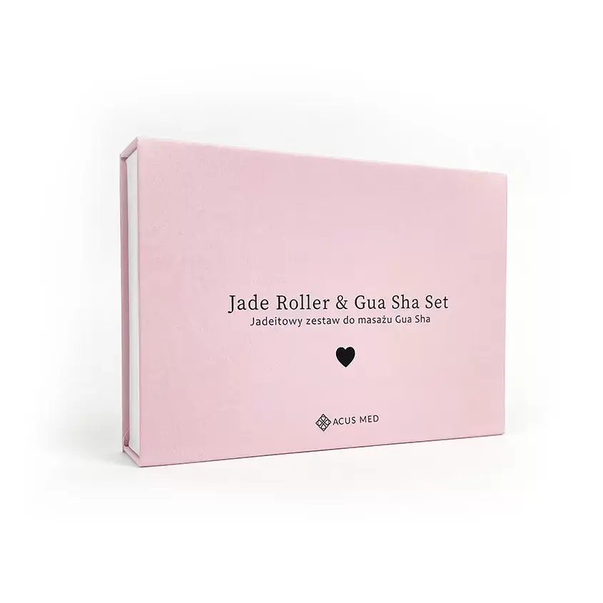 ACUS MED - Wholesale Gua Sha Tool - Gua Sha Set | Gua Sha Tool Set | Stone + Roller Pink5
