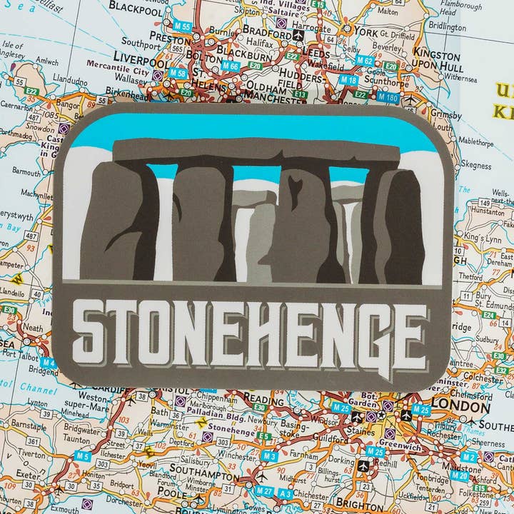 Stonehenge sticker voor wholesale door Vagabond Heart