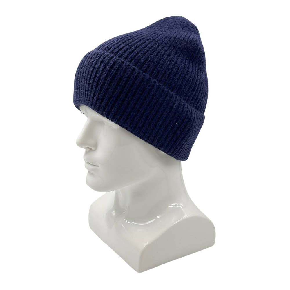 Sensibling Corp. - Venta al por mayor Gorro de lana - Unisex - Gorro de punto acanalado liso con puños29