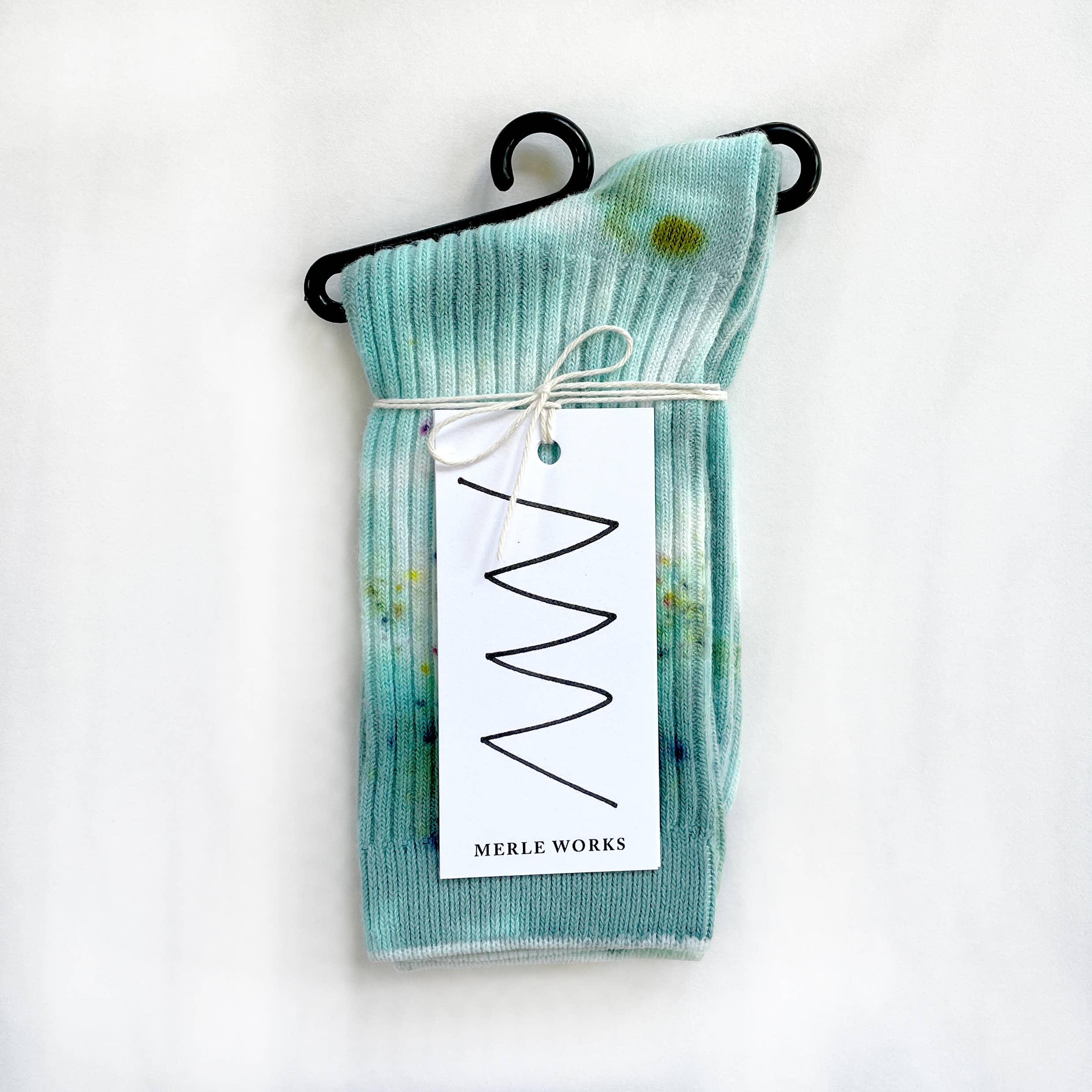 Merle Works - Vendita all'ingrosso Calzini - Unisex - Calzini Eleganti Tinta Unita Malachite3