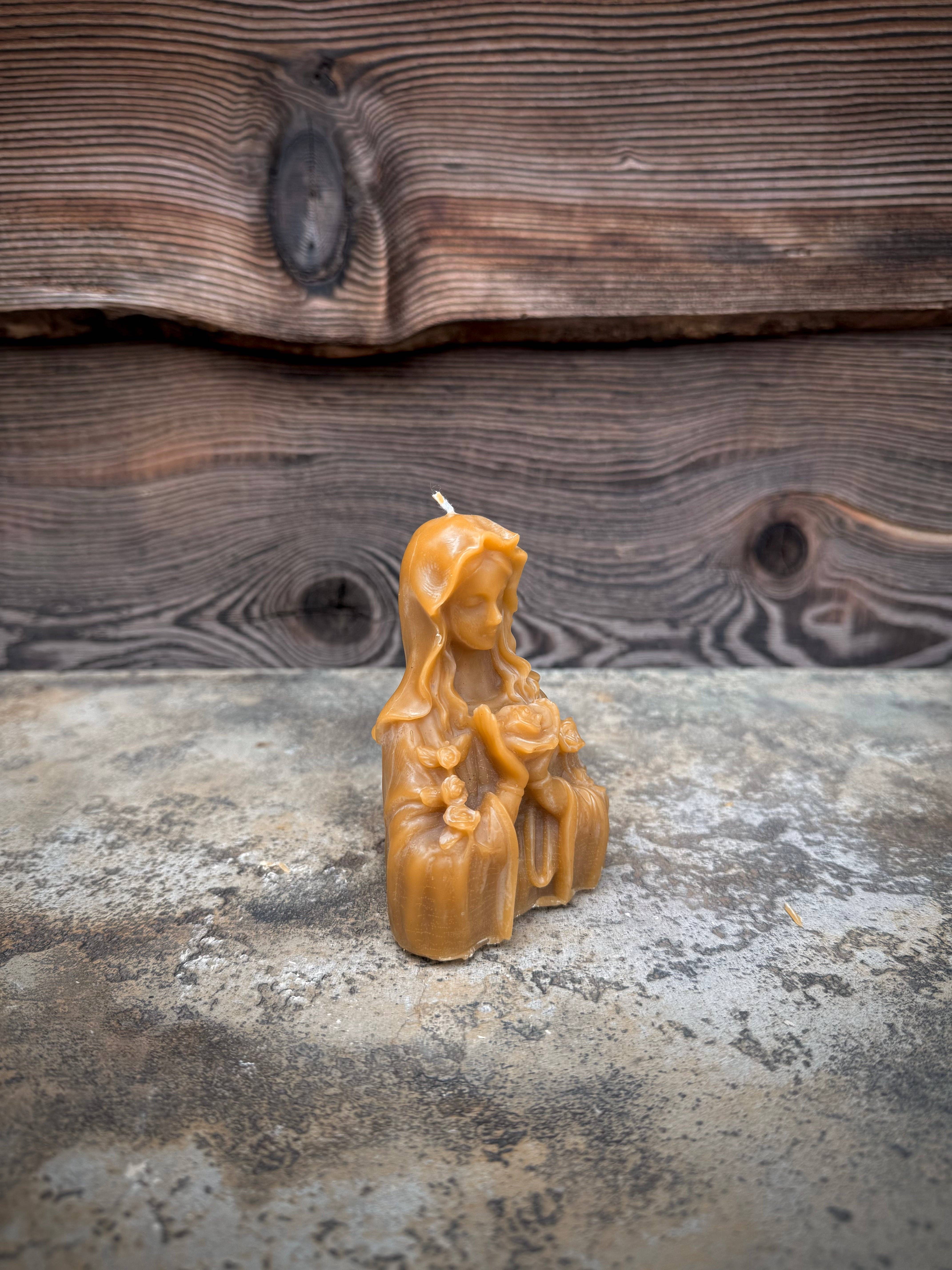 Mother Madre Bees - Wholesale Novelty Candle - The Magdalena — Beeswax Affirmation Candle
1