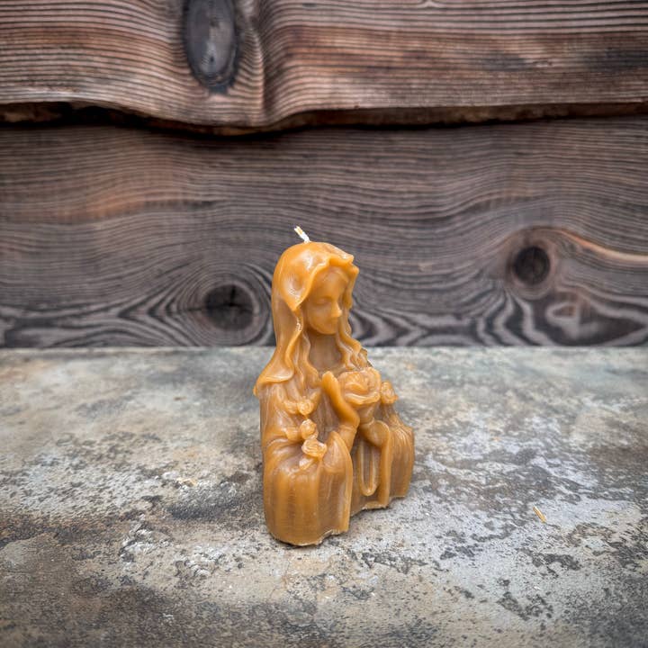 Mother Madre Bees - Wholesale Novelty Candle - The Magdalena — Beeswax Affirmation Candle
1