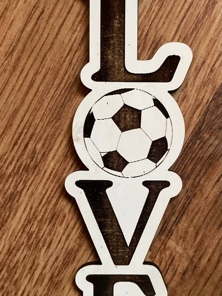 LOVE Sports Keychain for wholesale by LivaBella Designs