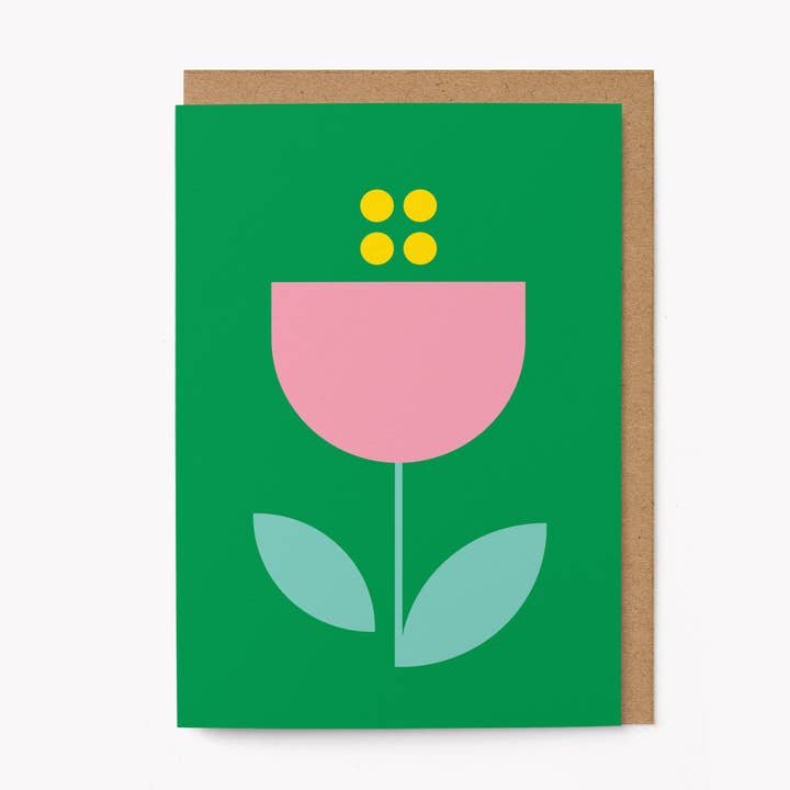 Flor nº 8 - Cartão de Saudação de Todos os dias por atacado de Graphic Factory