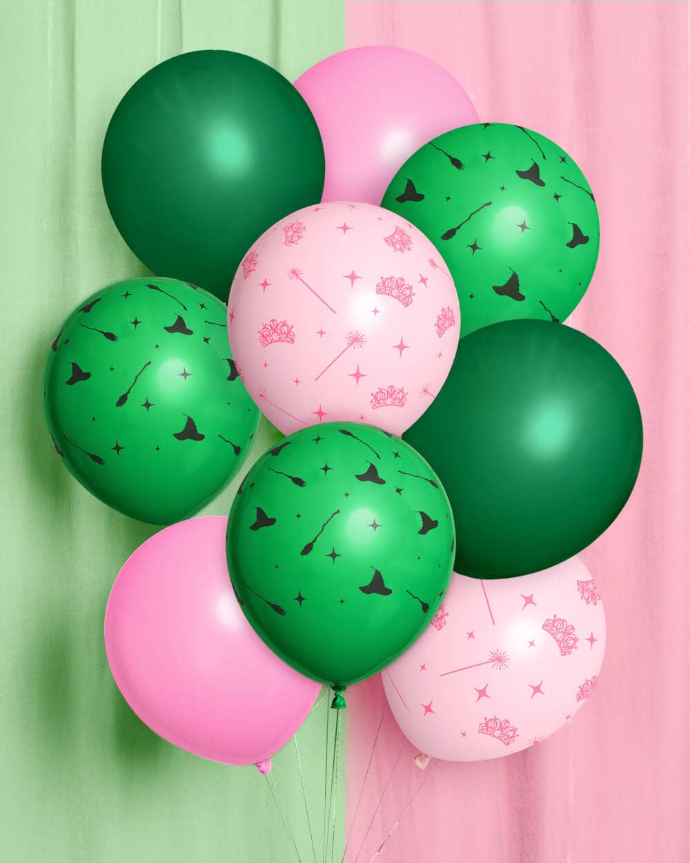 xo, Fetti - Wholesale Balloon - Pink Green Witch Balloons | Halloween Party Decor, Witch