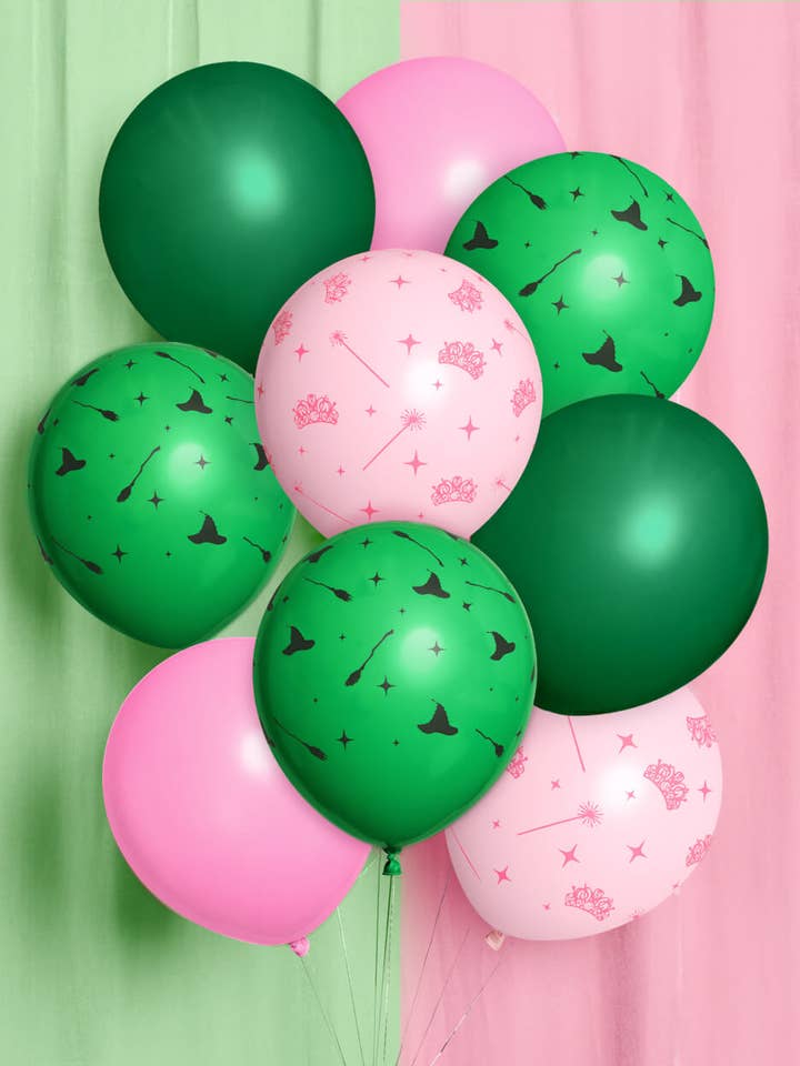Pink Green Witch Balloons | Halloween Party Decor, Witch for wholesale by xo, Fetti