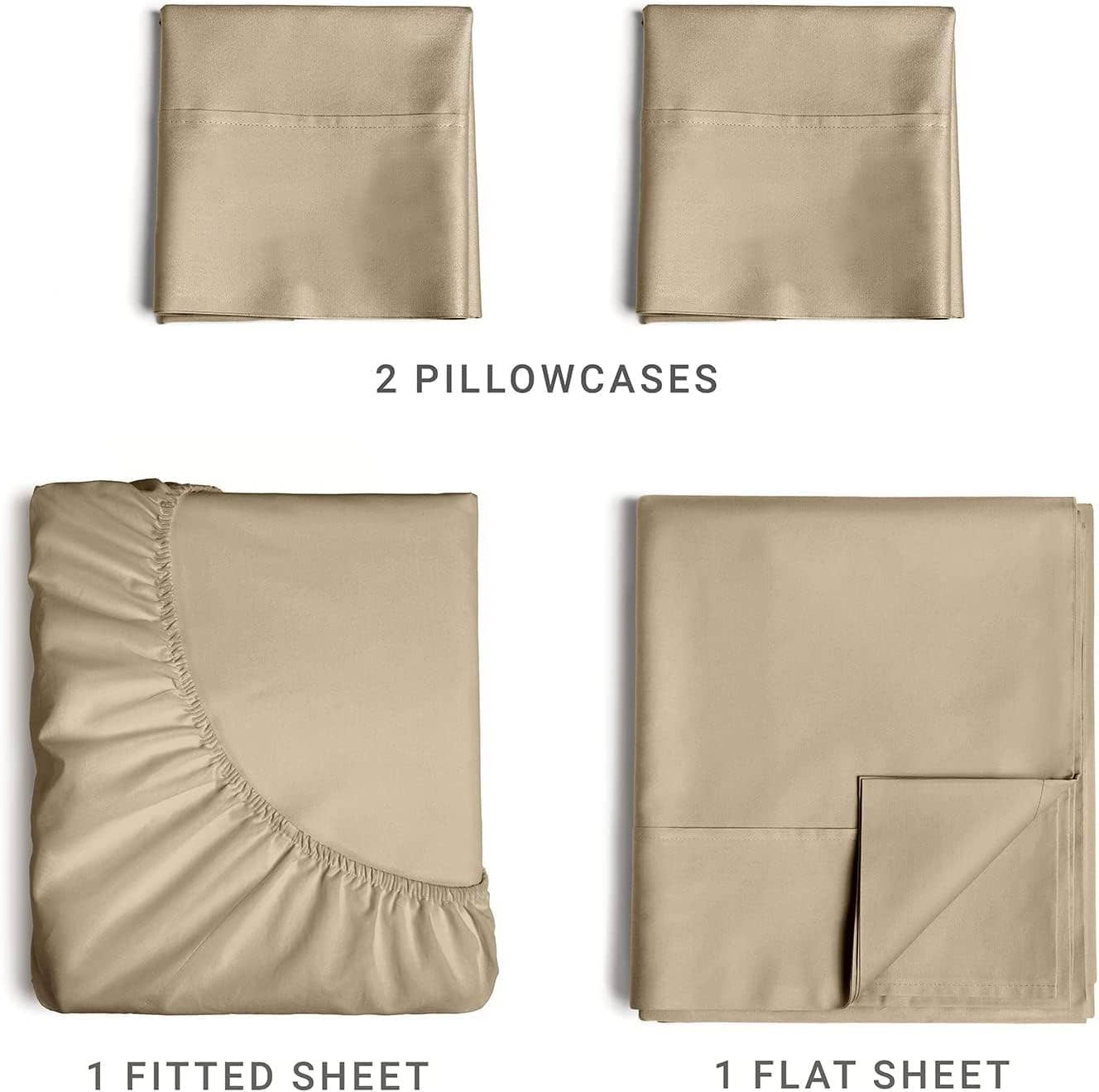 CGK Unlimited - Wholesale Sheet Set - Cotton 1000 Thread Count 4 Piece Sheet Set7