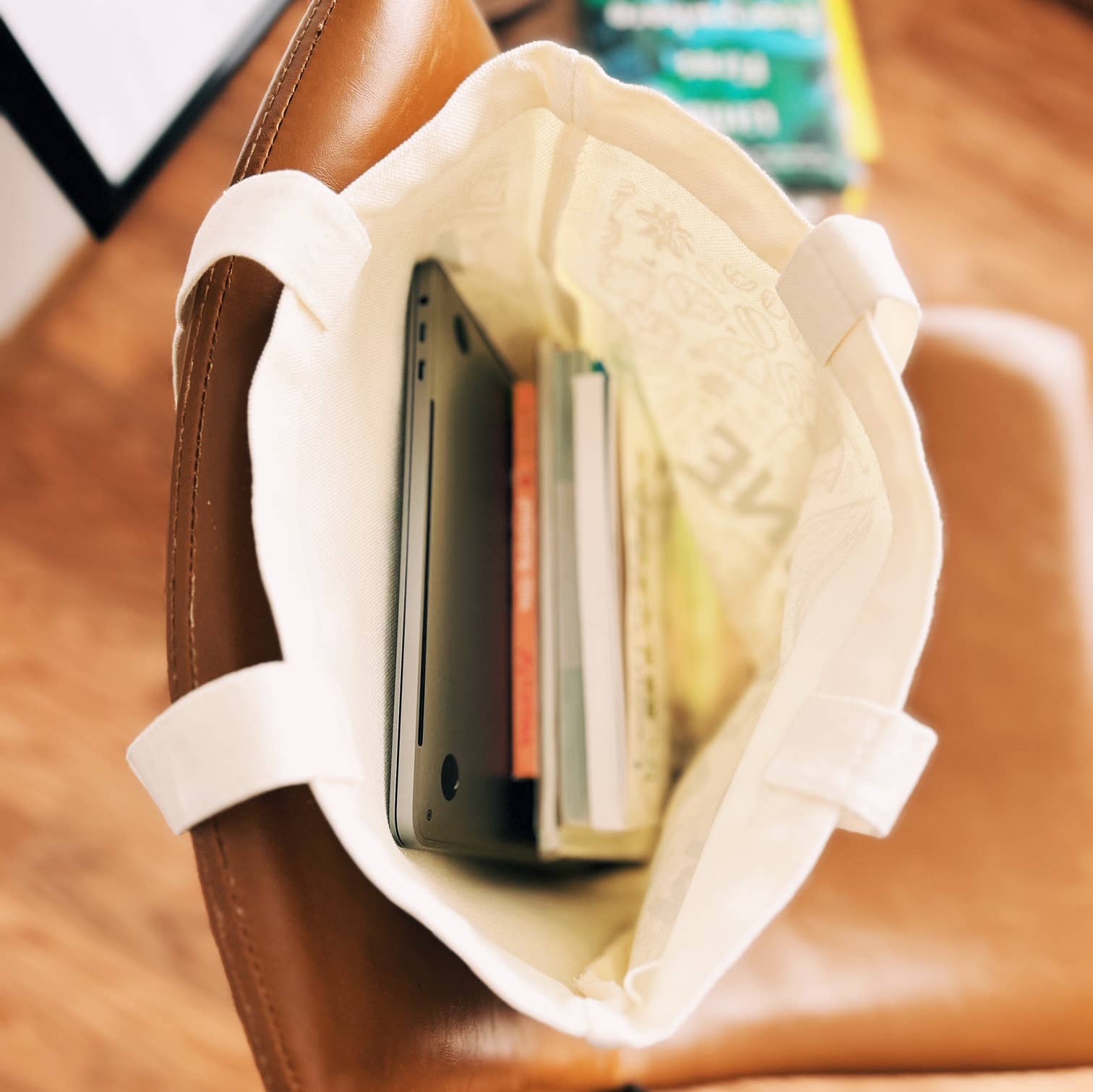 The Storyline Styles - Wholesale Tote Bag - Unisex - More Caffeine More Chapters Tote Bag // Totes // 100% Cotton // Sustainable // Eco-Friendly // Canvas Bag // Book lover // Coffee // Tea3