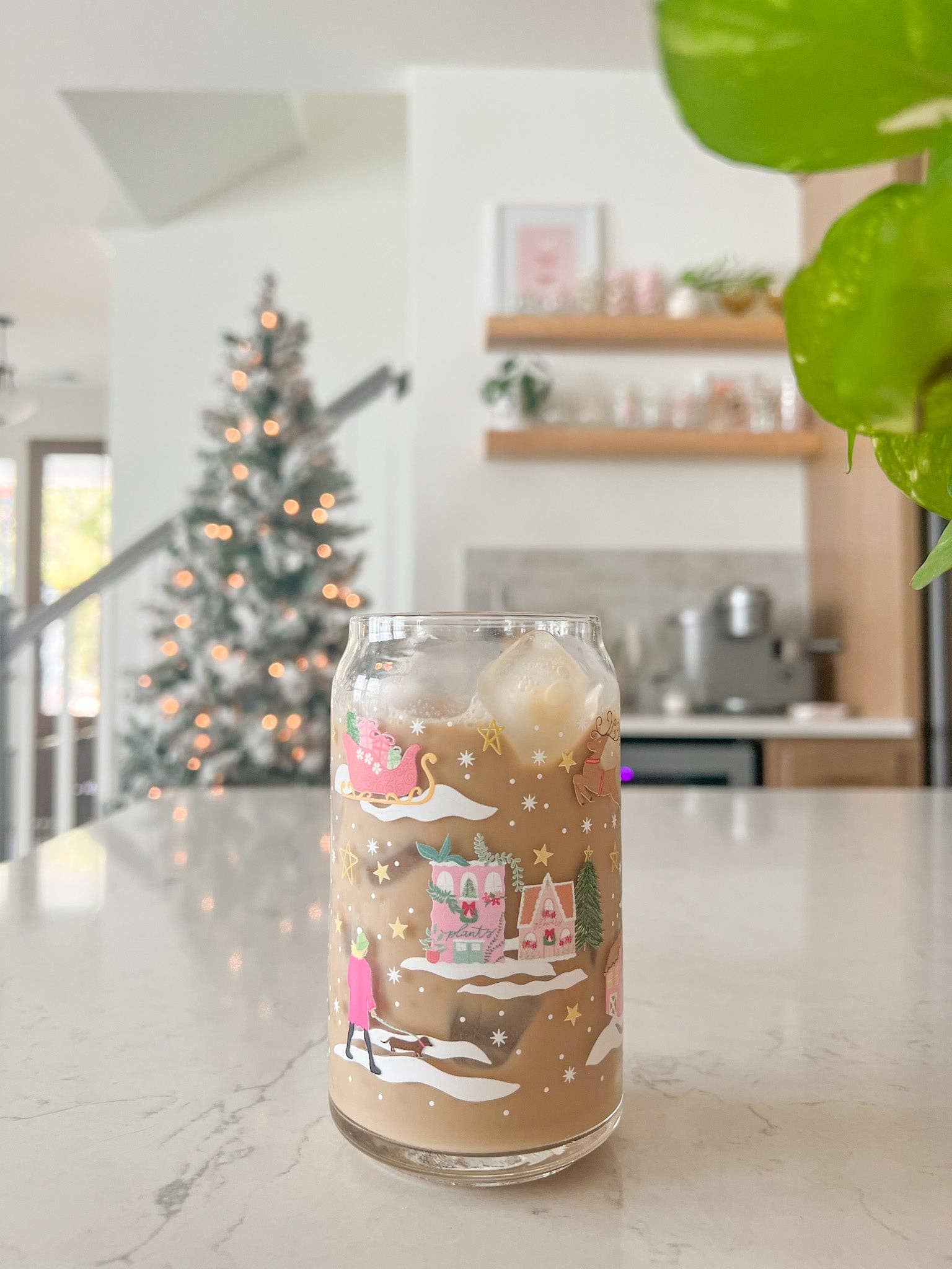 Hart and Flora Shop - Vente Verre/tasse - Verre Scène d'Hiver 16oz5