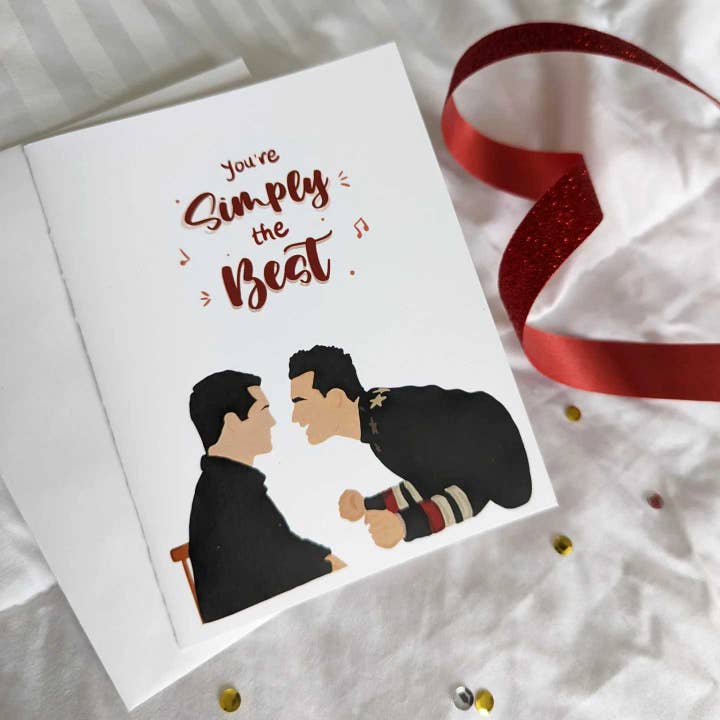 David Rose - Carte d'amour | Tout simplement le meilleur | Schitt's Creek pour la vente par Art'oholic