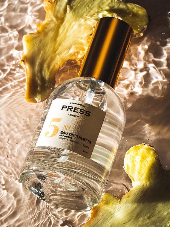 Eau de toilette № 5 1.69 fl oz Ginger, Vanilla, Verviene for wholesale by Press Gurwitz Perfumerie