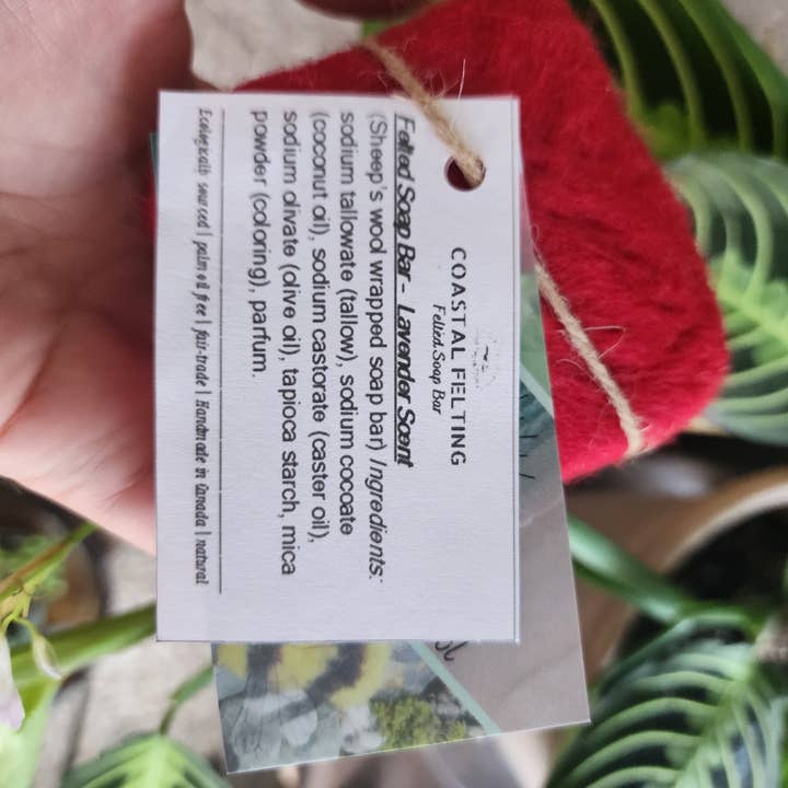 Coastal Felting - Venta al por mayor Pastilla de jabón - Barra de jabón de lana de fieltro, diseño de oveja2