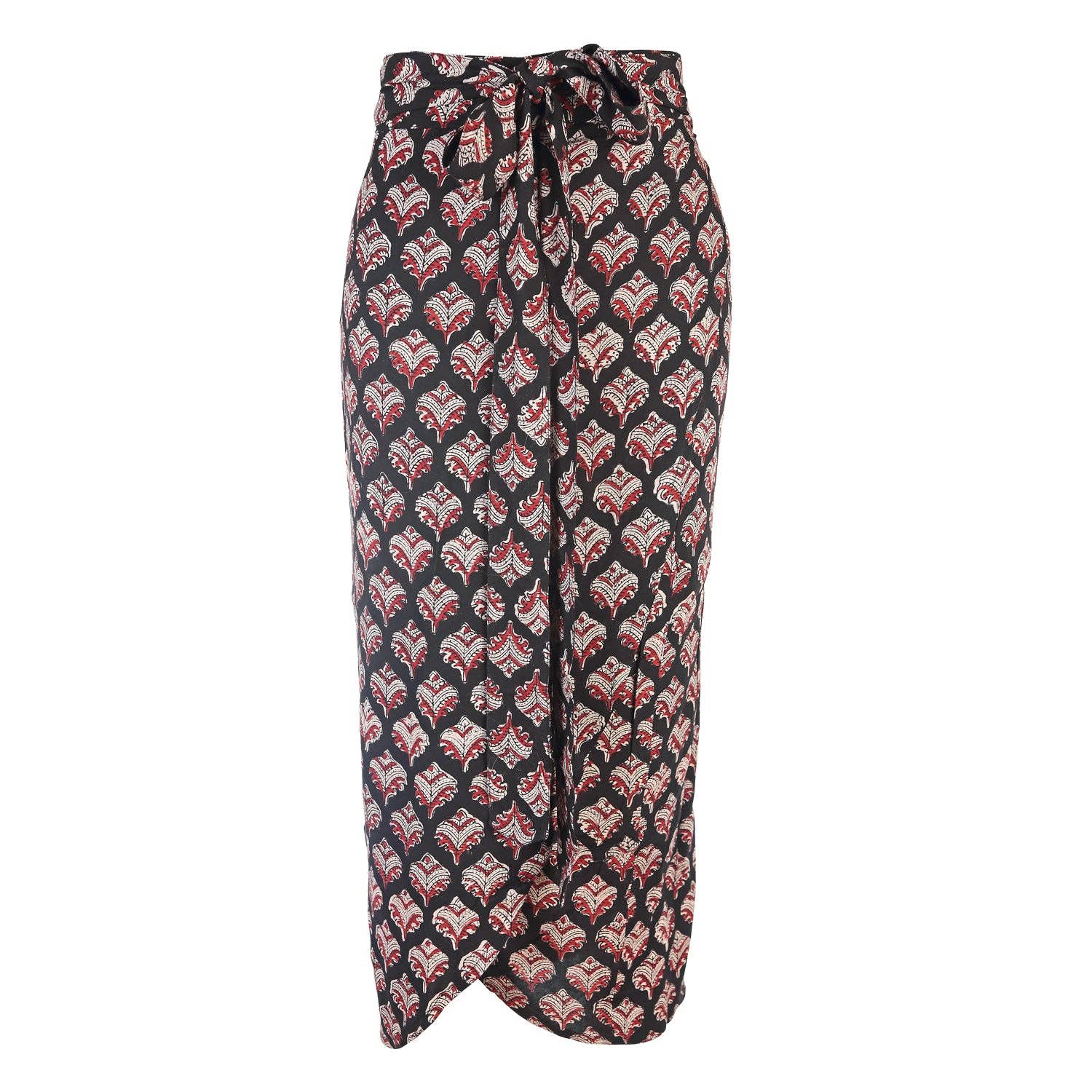 ABRACOLORS - Vendita all'ingrosso Gonna - Donna - Gonna nera annodata0