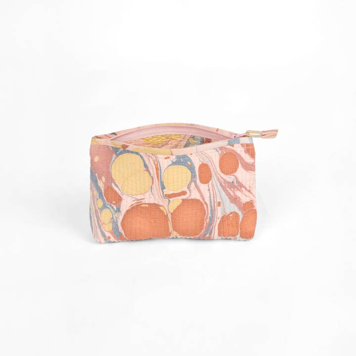 Craft Boat - Wholesale Pouch - Women's - MARBLED QUILTED POUCH - TWILIGHT BUBBLE