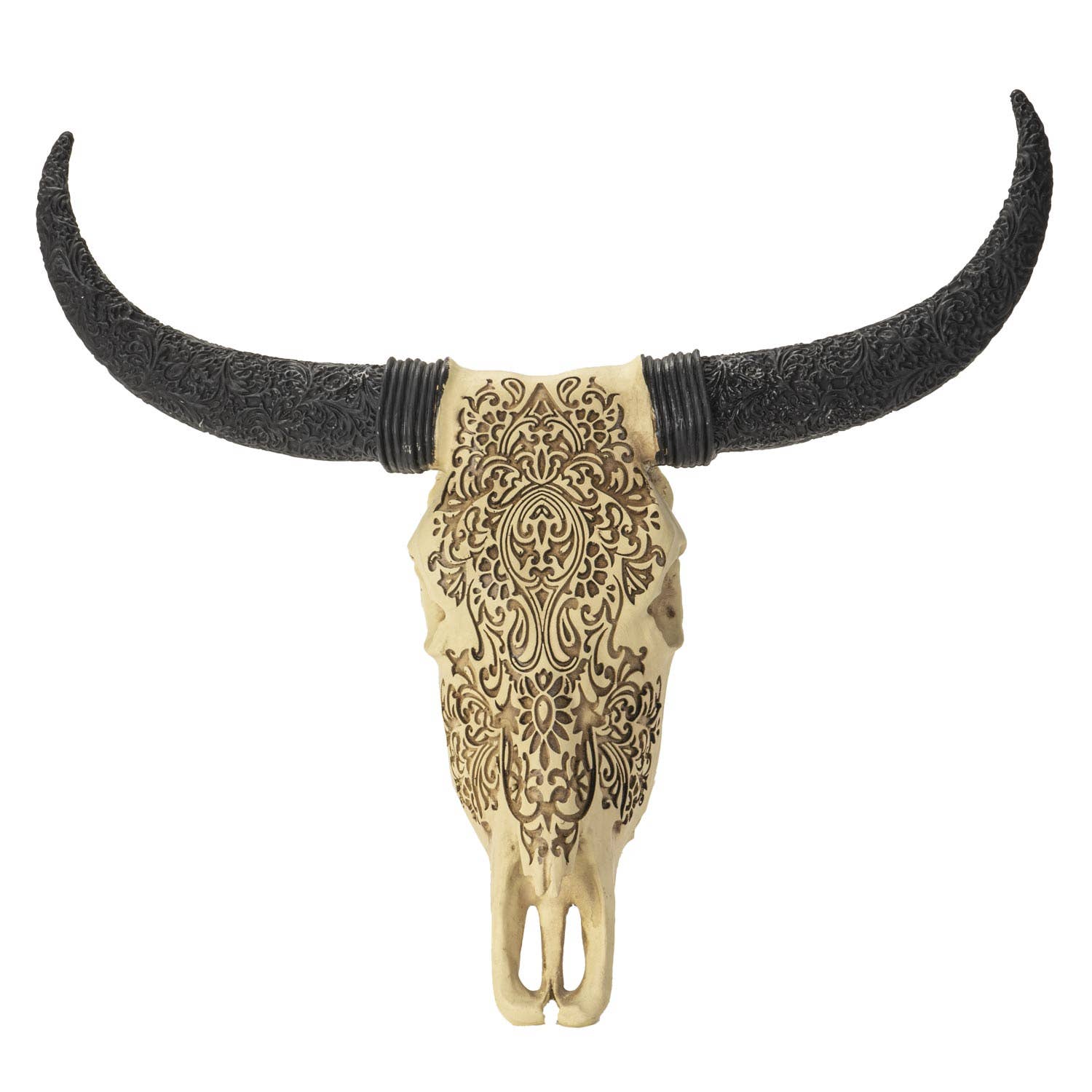 Pacific Trading – wholesale Dekorativ statyett – Dekorativt snidat kohuvudskalle1