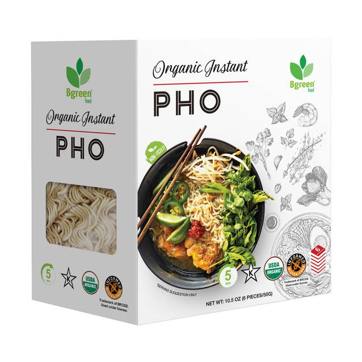 Organic Instant Pho for wholesale by Big Green Organic Food