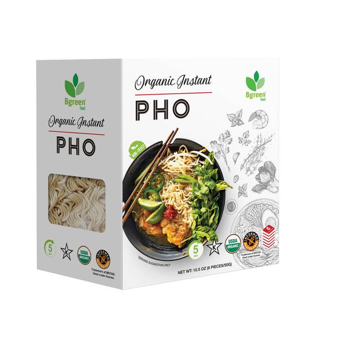Organic Instant Pho for wholesale by Big Green Organic Food