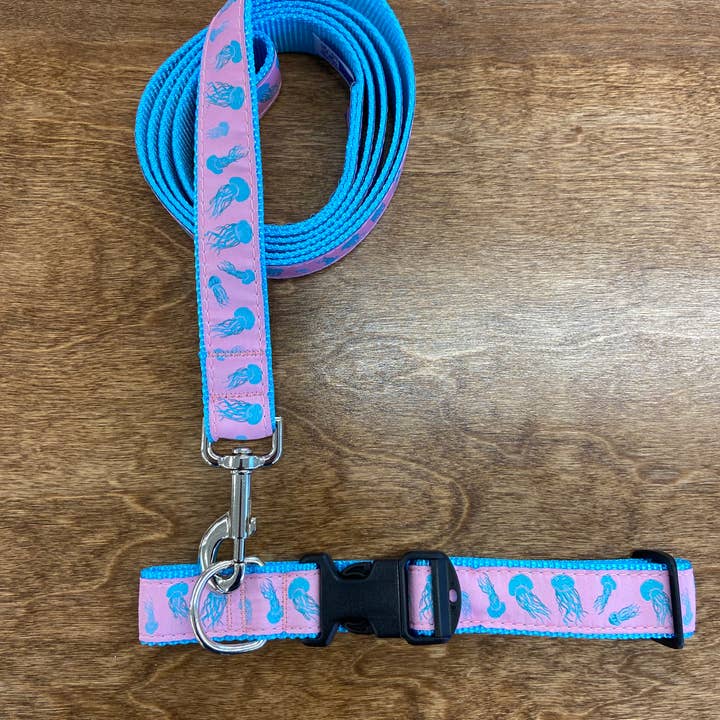 Preston Ribbons - Wholesale Pet Collar - Cat/Dog - Pink Jellyfish #583