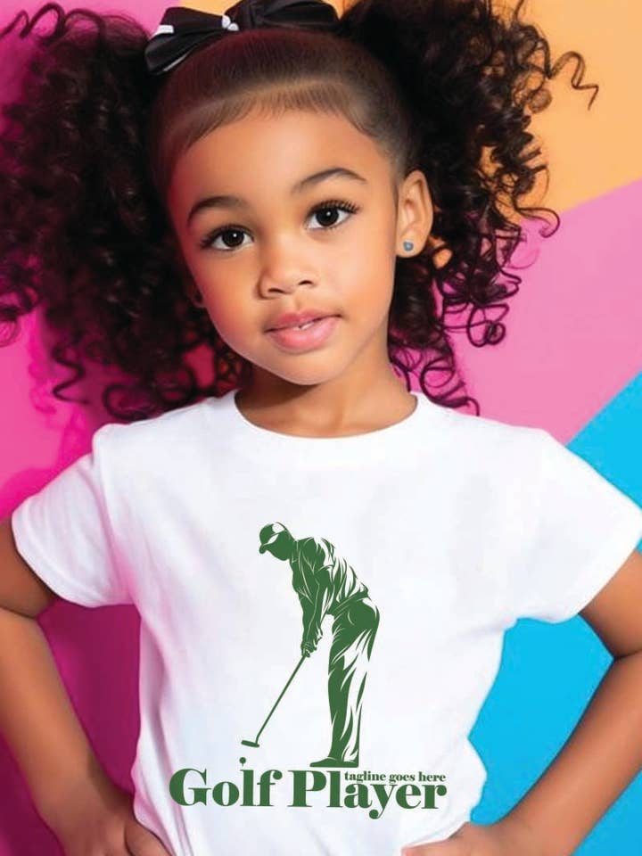 Camiseta gráfica de JUGADOR DE GOLF L1392 para venta al por mayor de KNOCK ON THE STYLE