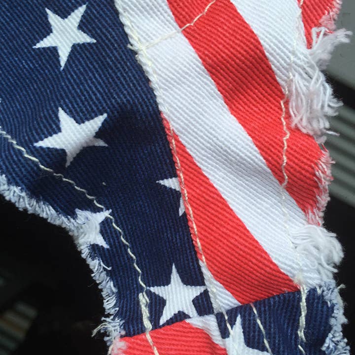 MB Fashion Wholesale - Wholesale Shorts - Women's - MB FASHION Patriotic Stars & Stripes Distressed Bikini 65534