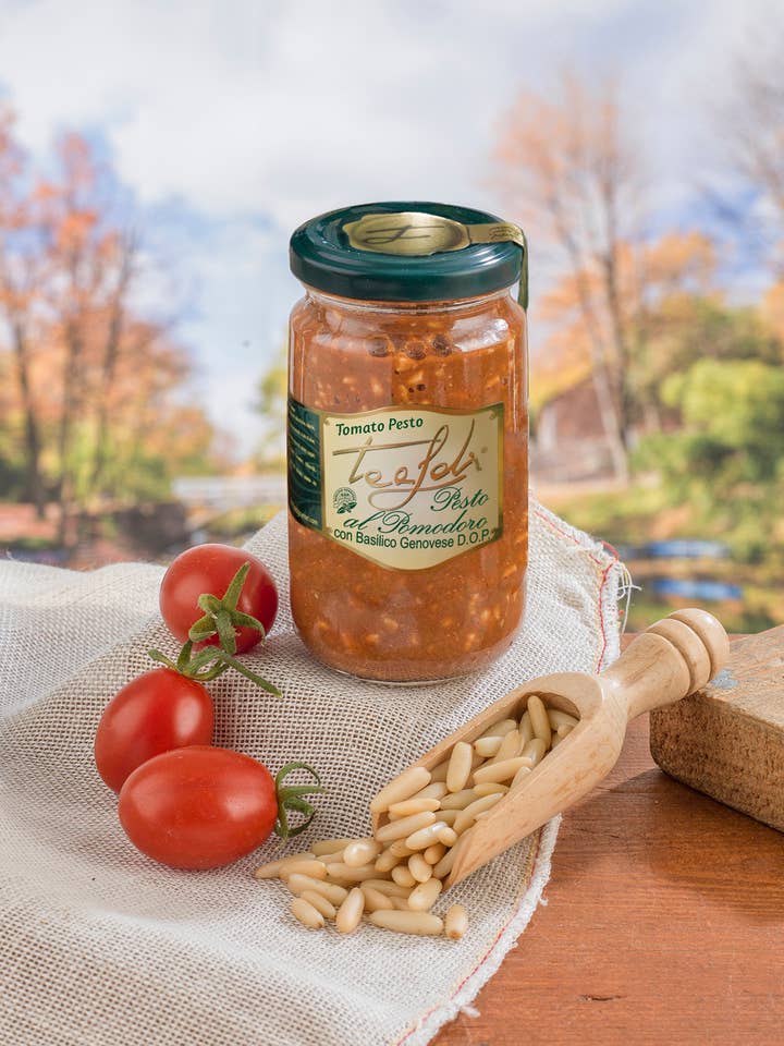 Pesto à la Tomate 180g pour la vente par ANTICO PASTIFICIO TEALDI SRL (Tealdi)