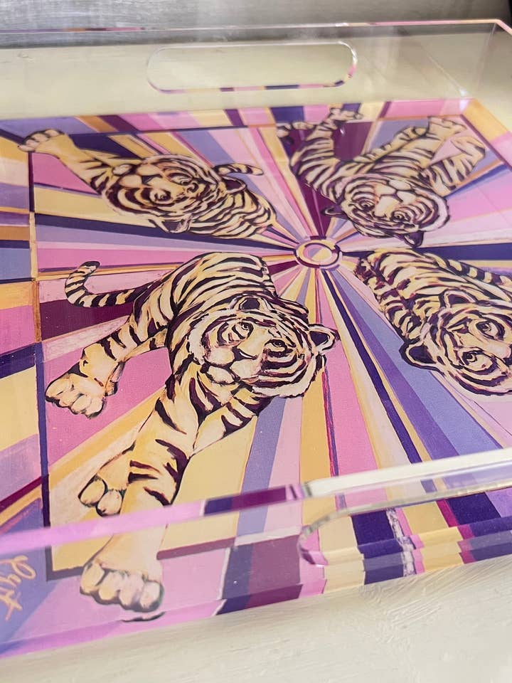LWT Tiger Fever dienblad van acryl voor wholesale door LWT Studios