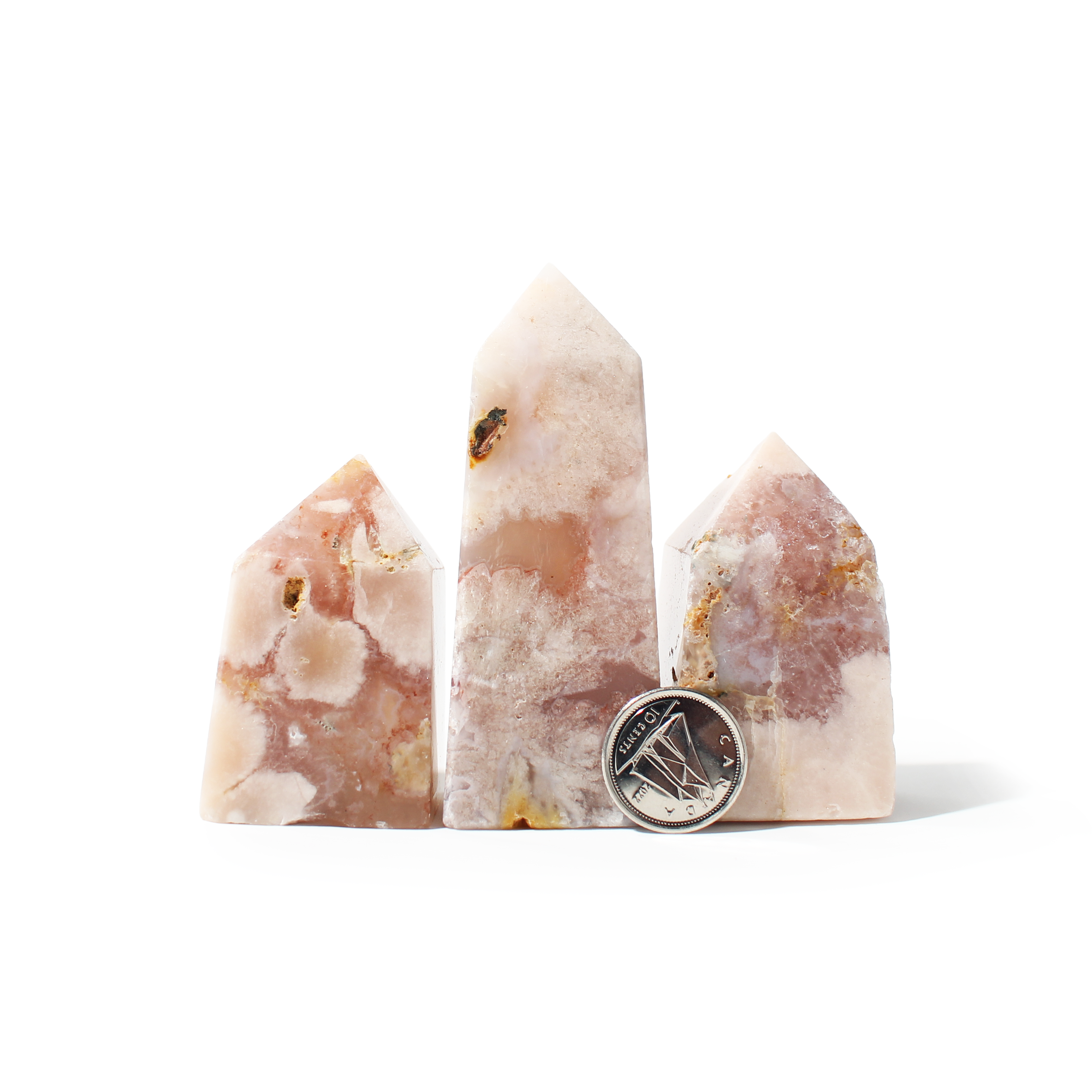 Stonebridge Imports - Wholesale Spiritual Stone/Crystal - Flower Agate Tower5