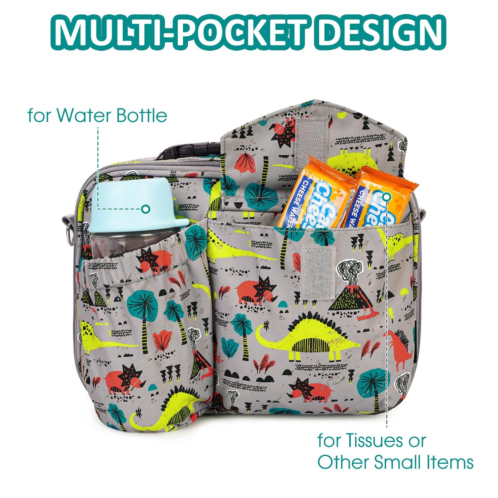 wandf – wholesale Lunch bag/box – Kids – Insulated Lunch Tote Bag Kids Expandable Lunch Box WF704825