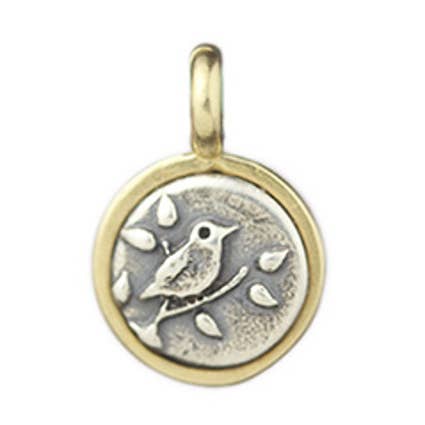 Fågel i träd charm för wholesale av Marmalade Jewellery