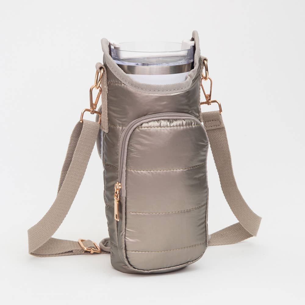 Sensibling Corp. - Vendita all'ingrosso Borsa a tracolla - Donna - Borsa a tracolla portaborraccia trapuntata lucida7