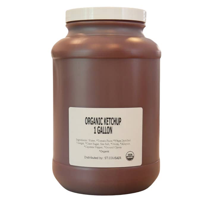 Food Service Size Organic Ketchup (4x1 Gallon) for wholesale by Portlandia Foods