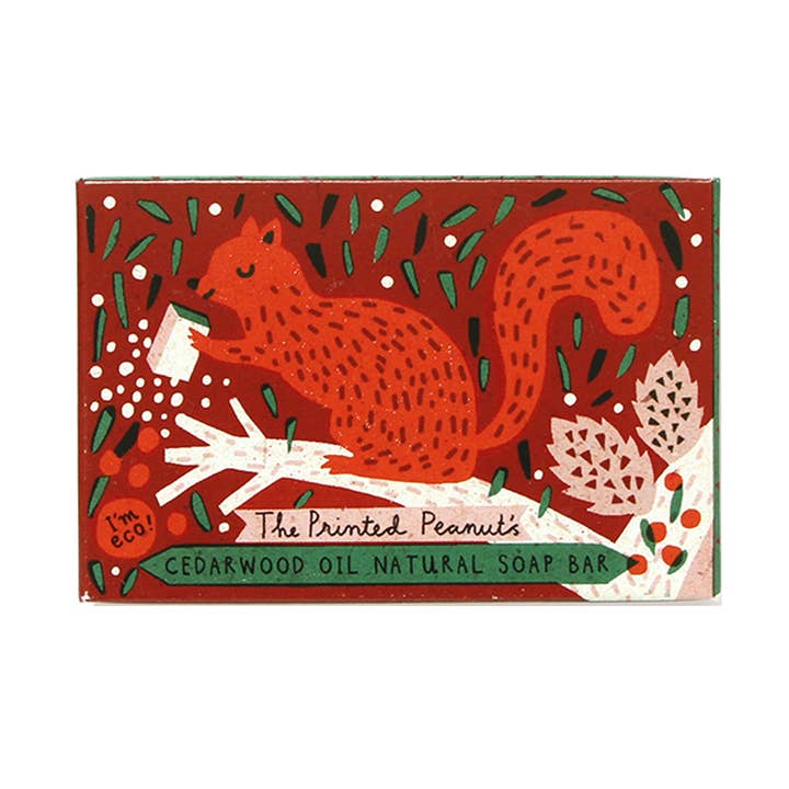 Cedarwood Natural Handmade Soap Bar for wholesale by The Printed Peanut Homeware & Stationery