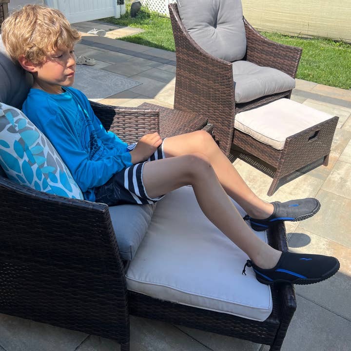 Eastern Off Price - Venta al por mayor Calzado de natación - Niños - Zapatillas acuáticas Norty 42208 para niños y niñas, tallas 11-4, color negro1