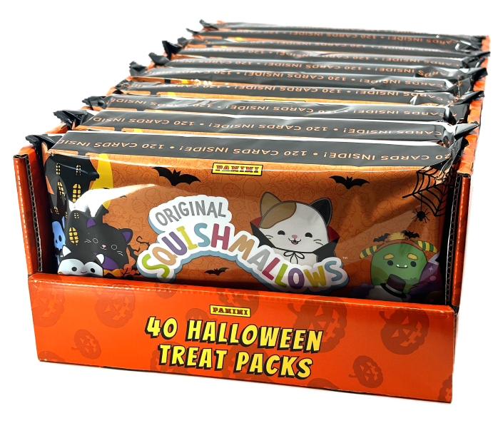 Wildwood Enterprises LLC - Wholesale Halloween Card - 2025 Panini Squishmallows Halloween 40pk Treat Pack Bundle0