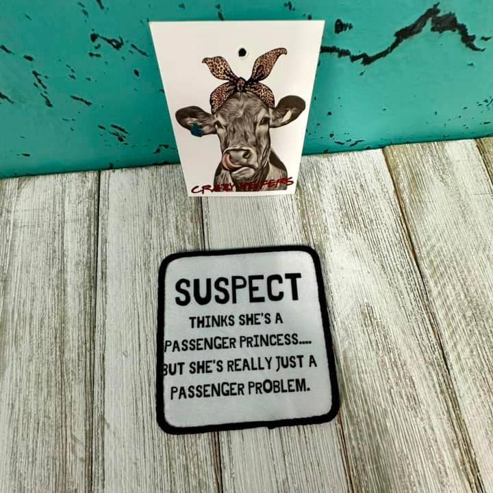 Crazy Heifers Wholesale - Wholesale Patch - DTF Patches Suspect-Iron on: Custom Option Available16