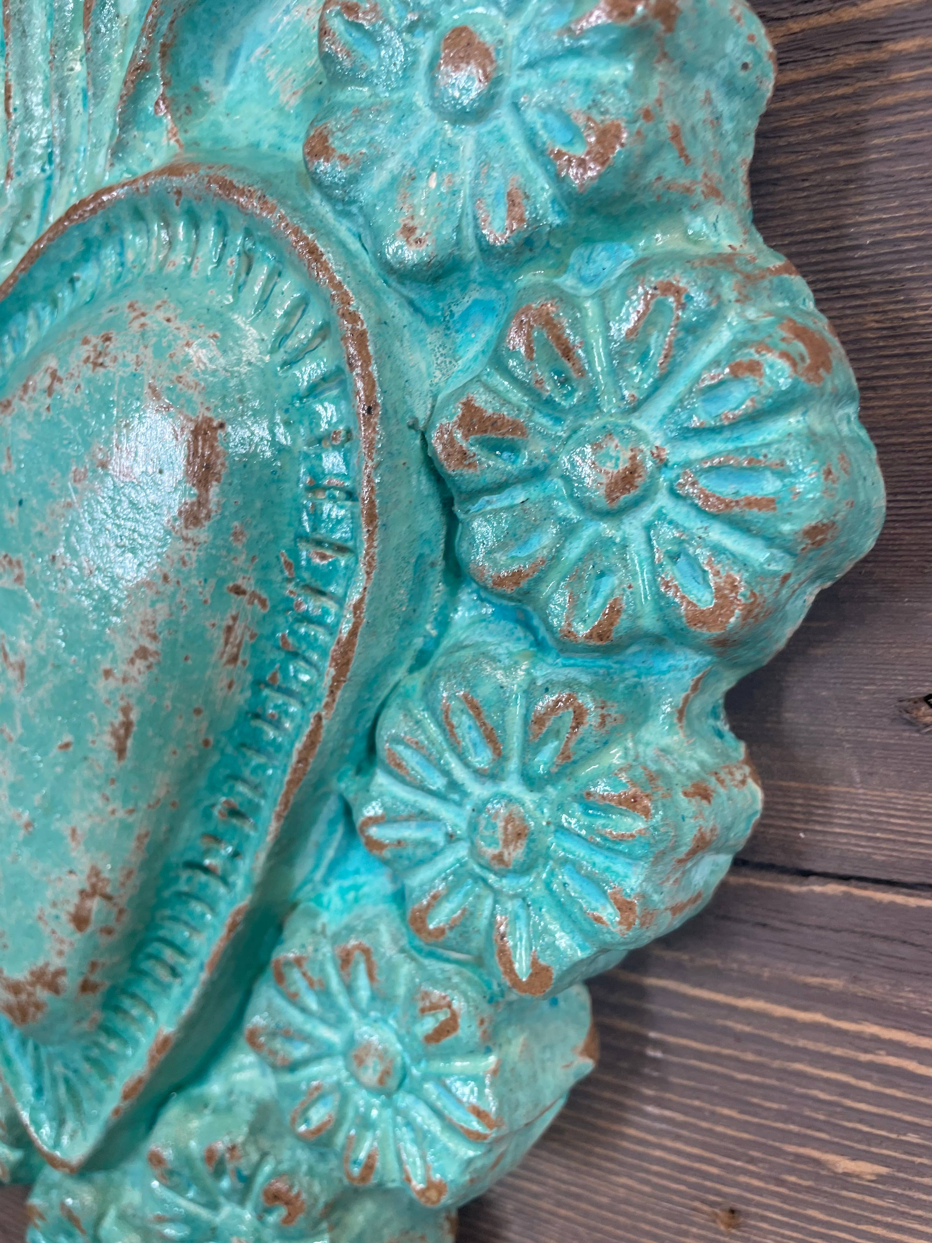 My Amigos Imports - Wholesale Wall Decor - Kids & Baby - Amore Large Clay Heart-WH5-Handmade-10x14 inches-3 Colors4